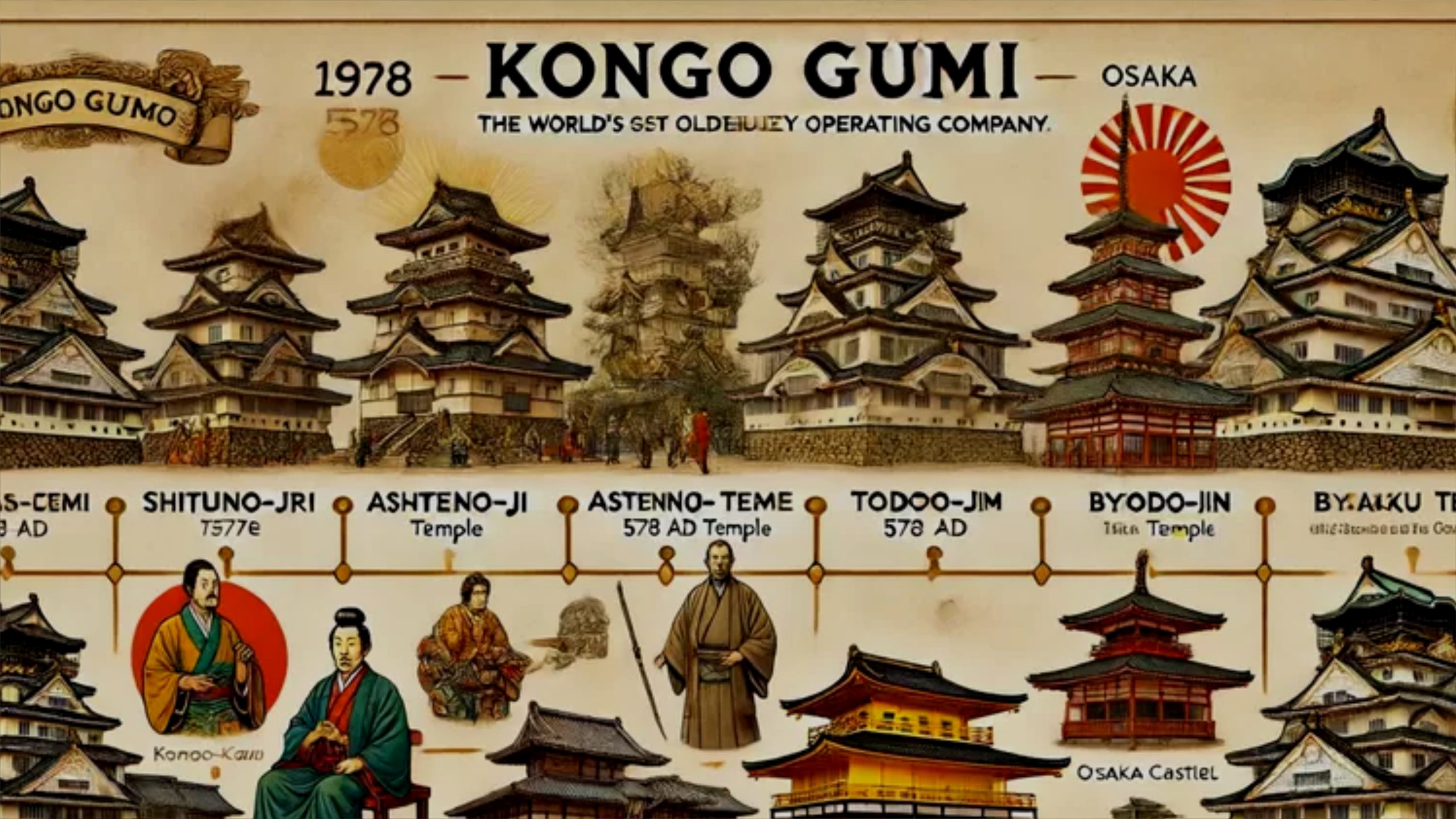 Kongo Gum Menjadi Salah Satu Perusahaan Tertua di Dunia